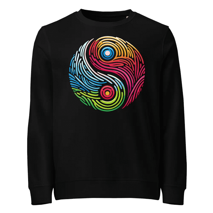 Harmony Hues Yin-Yang Organic Sweatshirt product image (1)