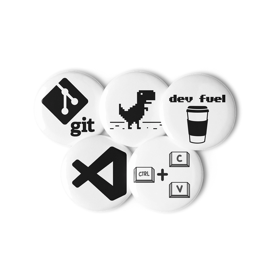 5-Piece Coder Pin Collection product image (3)