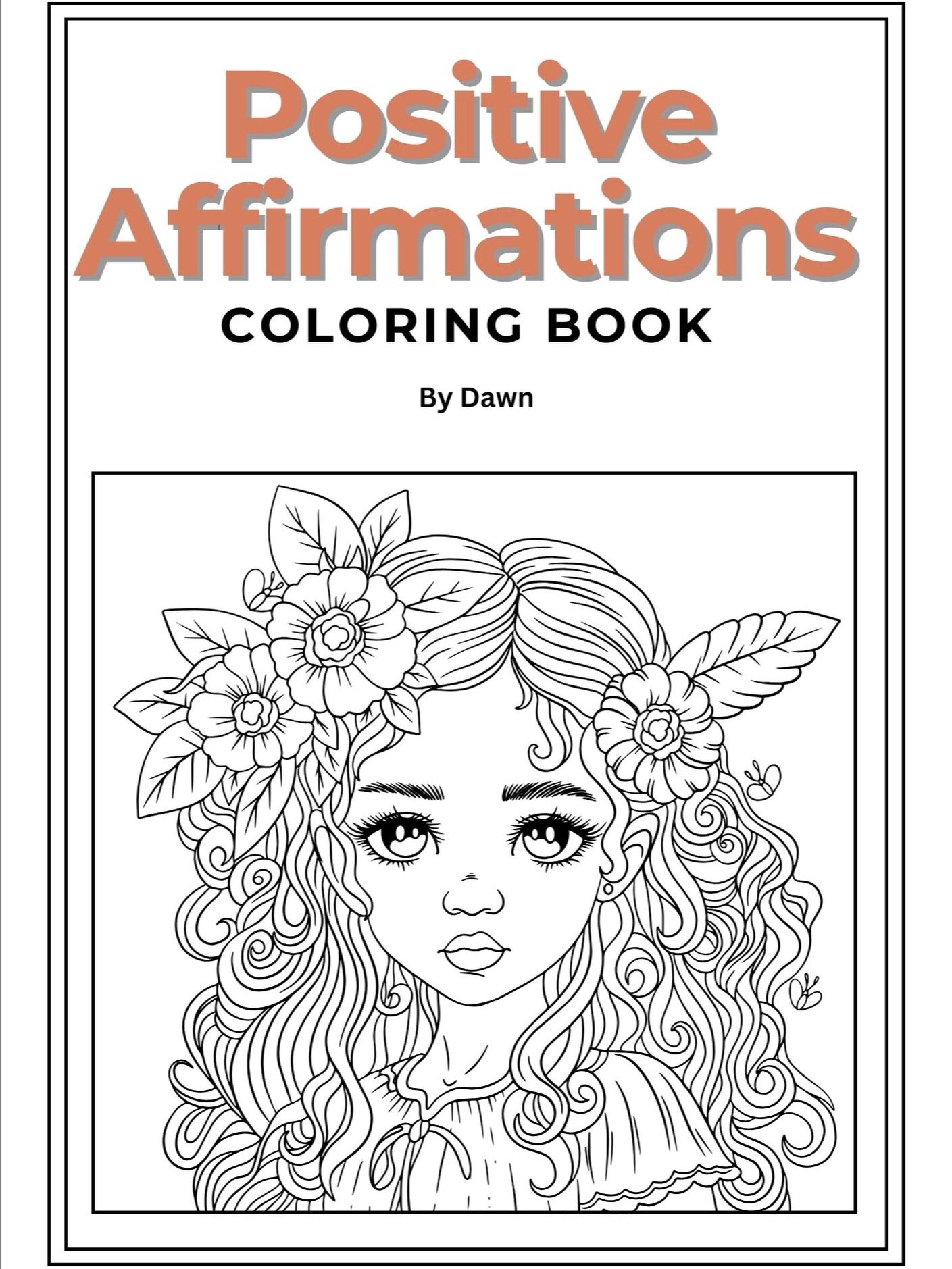 Dawn's Positive Affirmations Coloring Book For Stress Relief product image (3)