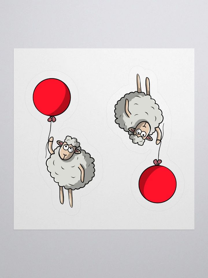 Reaching for the Sky Sheep Sticker product image (1)