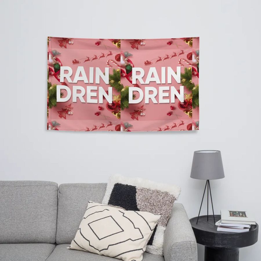 Raindren All-Over Print Flag product image (8)