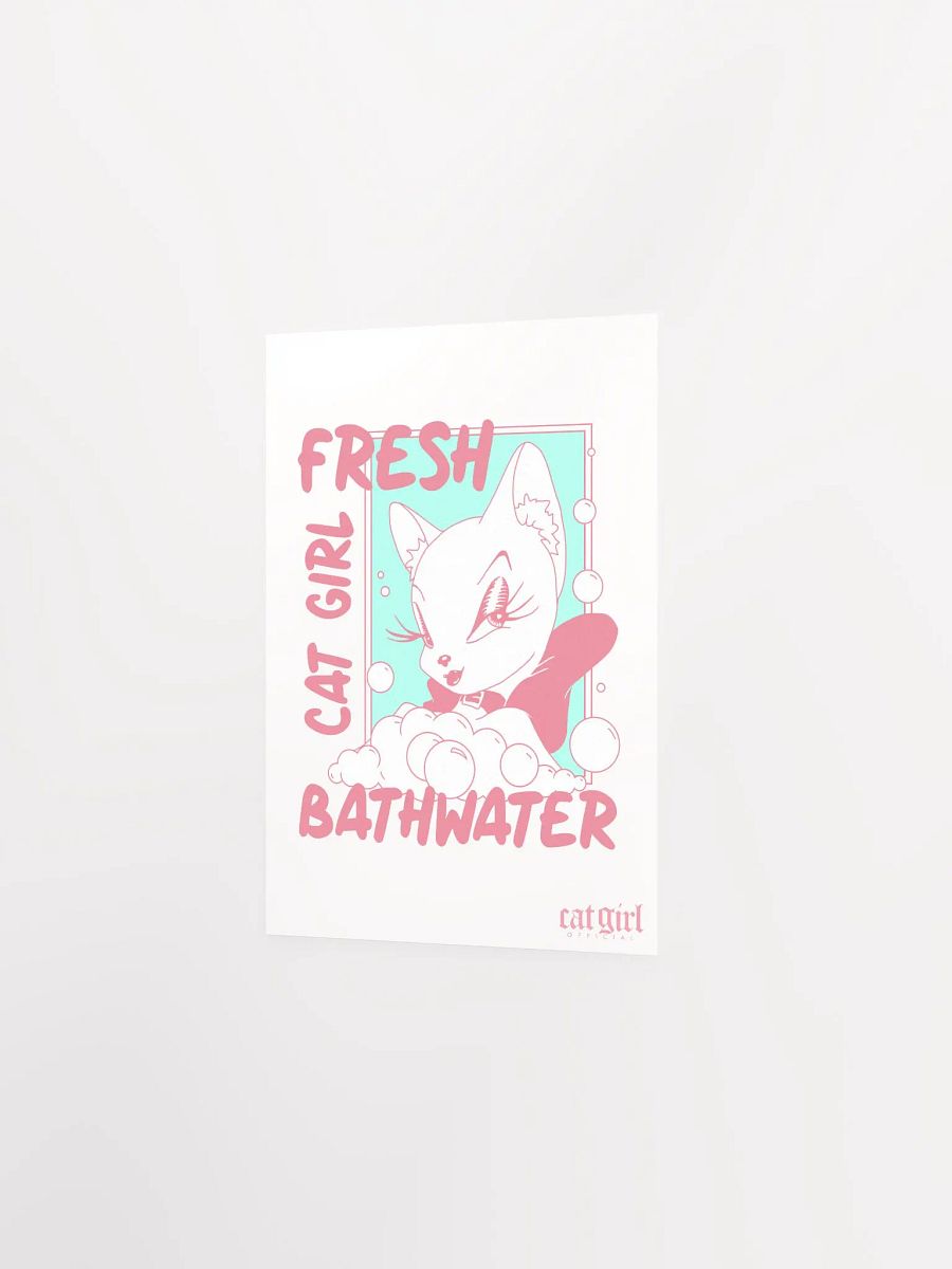 Cat Girl Bathwater Art Print product image (2)