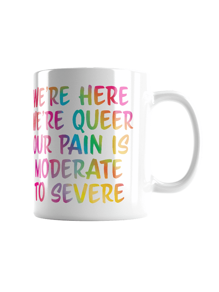 PRIDE Queer Battle Cry Glossy Mug product image (3)