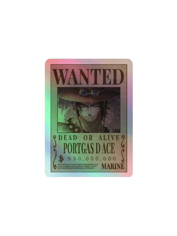 Portgas D. Ace Holographic Sticker Sheet product image (9)