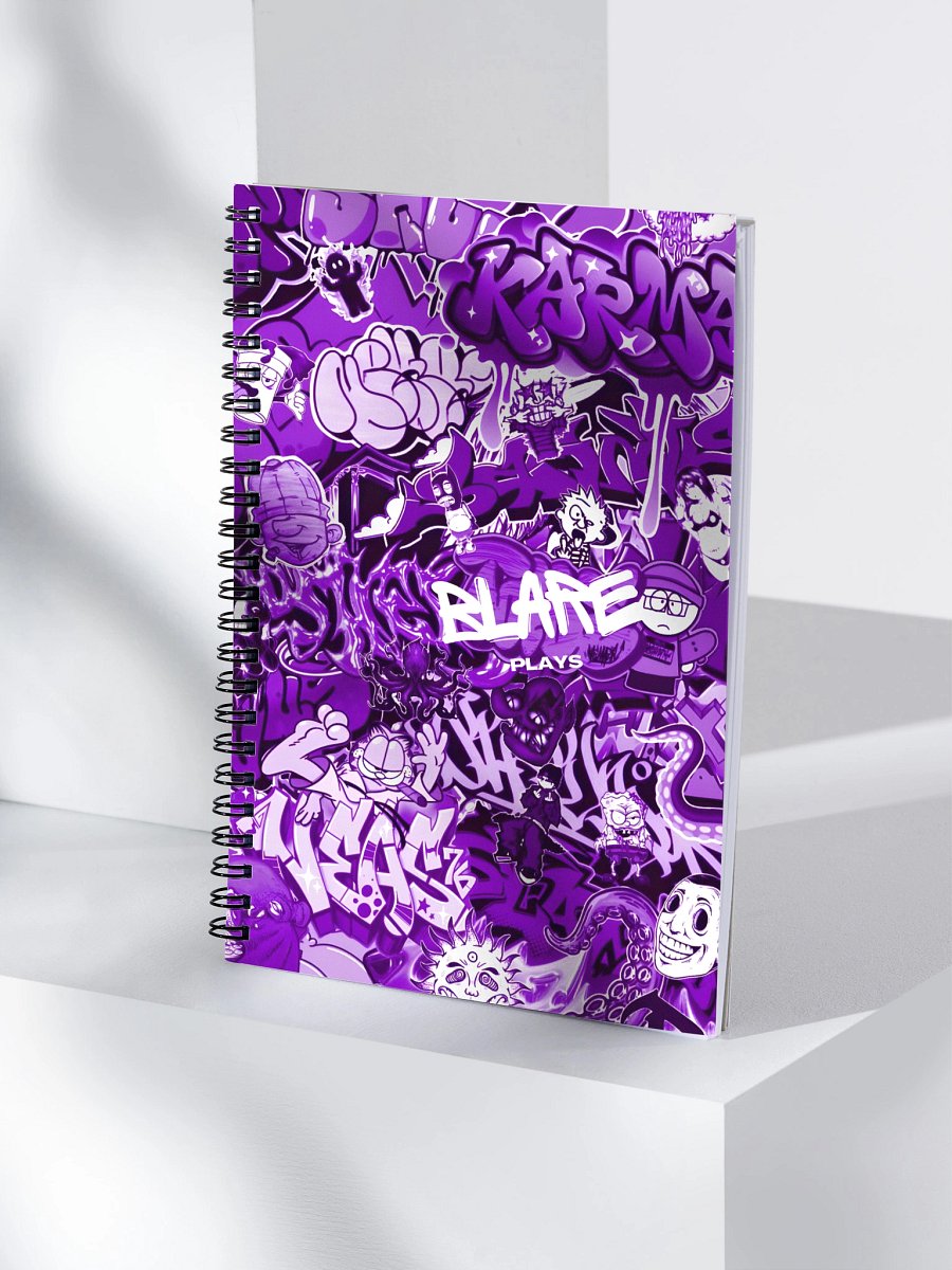 Graffiti Fusion Spiral Notebook product image (4)
