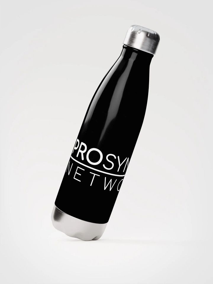 Pro Synth Network Stainless Steel Water Bottle - Black product image (2)