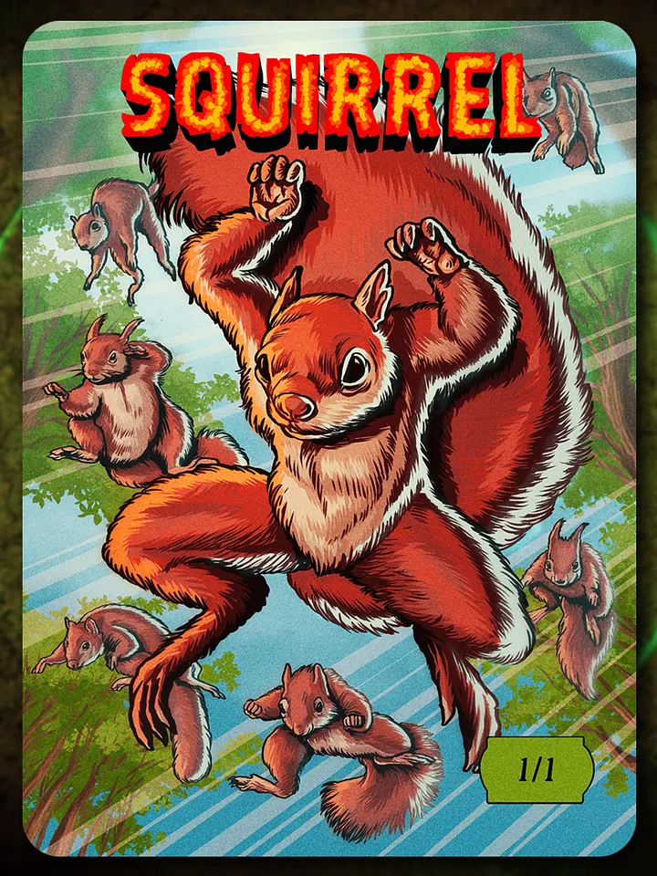 Squirrel 1/1 Full Art Token product image (1)