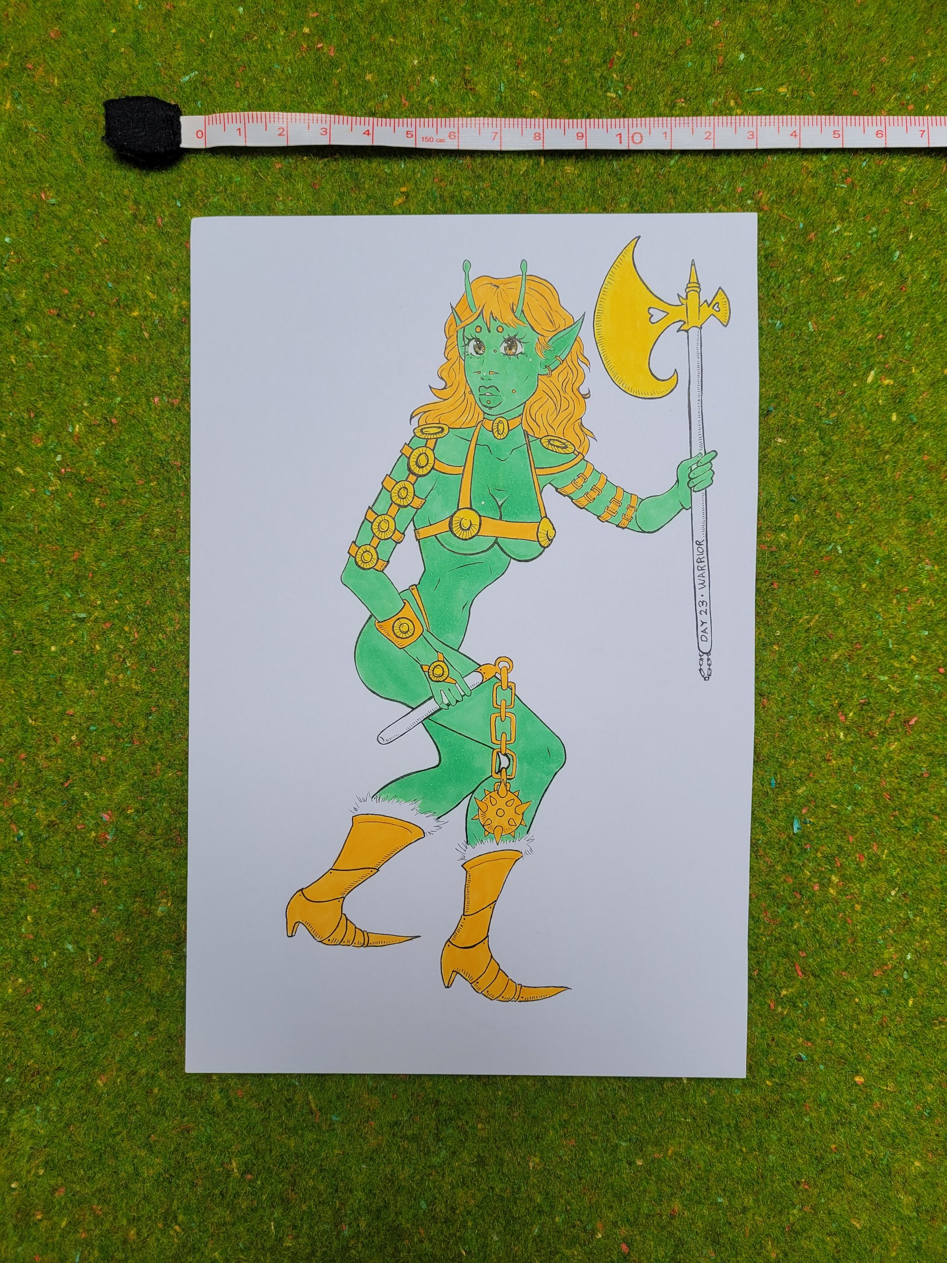 Pinuptober 2024 Day 23 - Original Drawing product image (1)