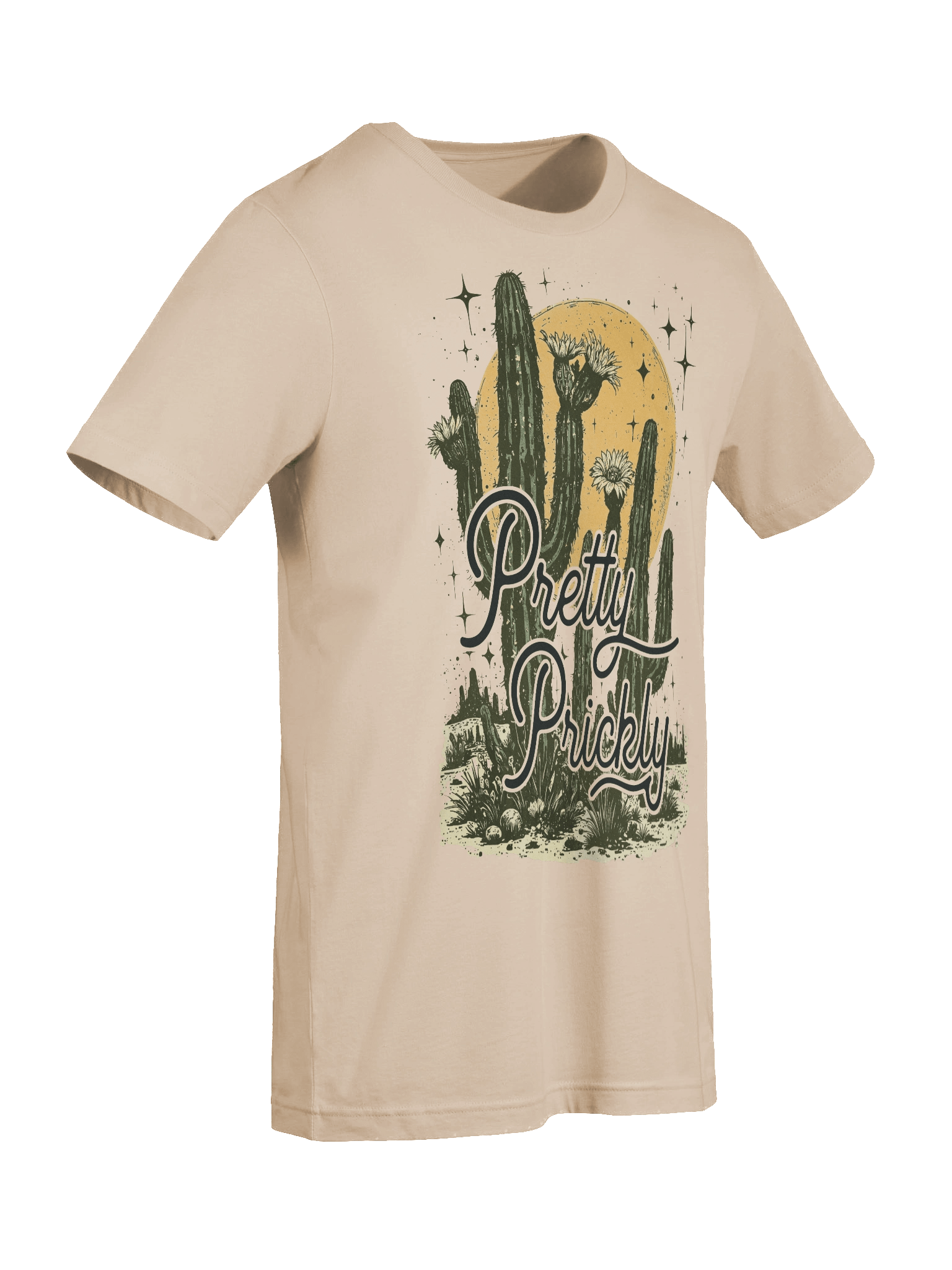The "Pretty Prickly" Cactus Bella T-Shirt product image (5)