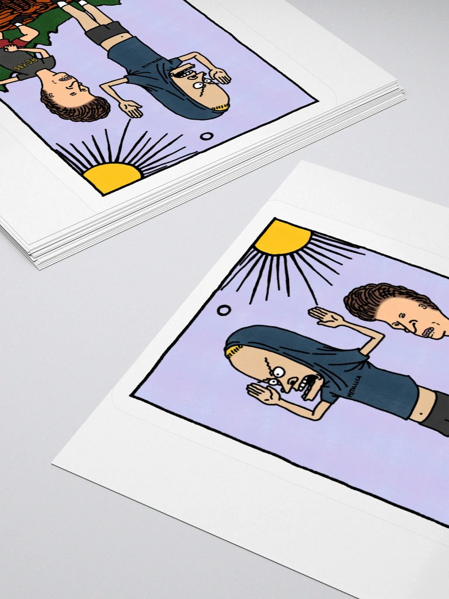 Cornholio Beavis and Butthead Fool Tarot Card Sticker product image (4)