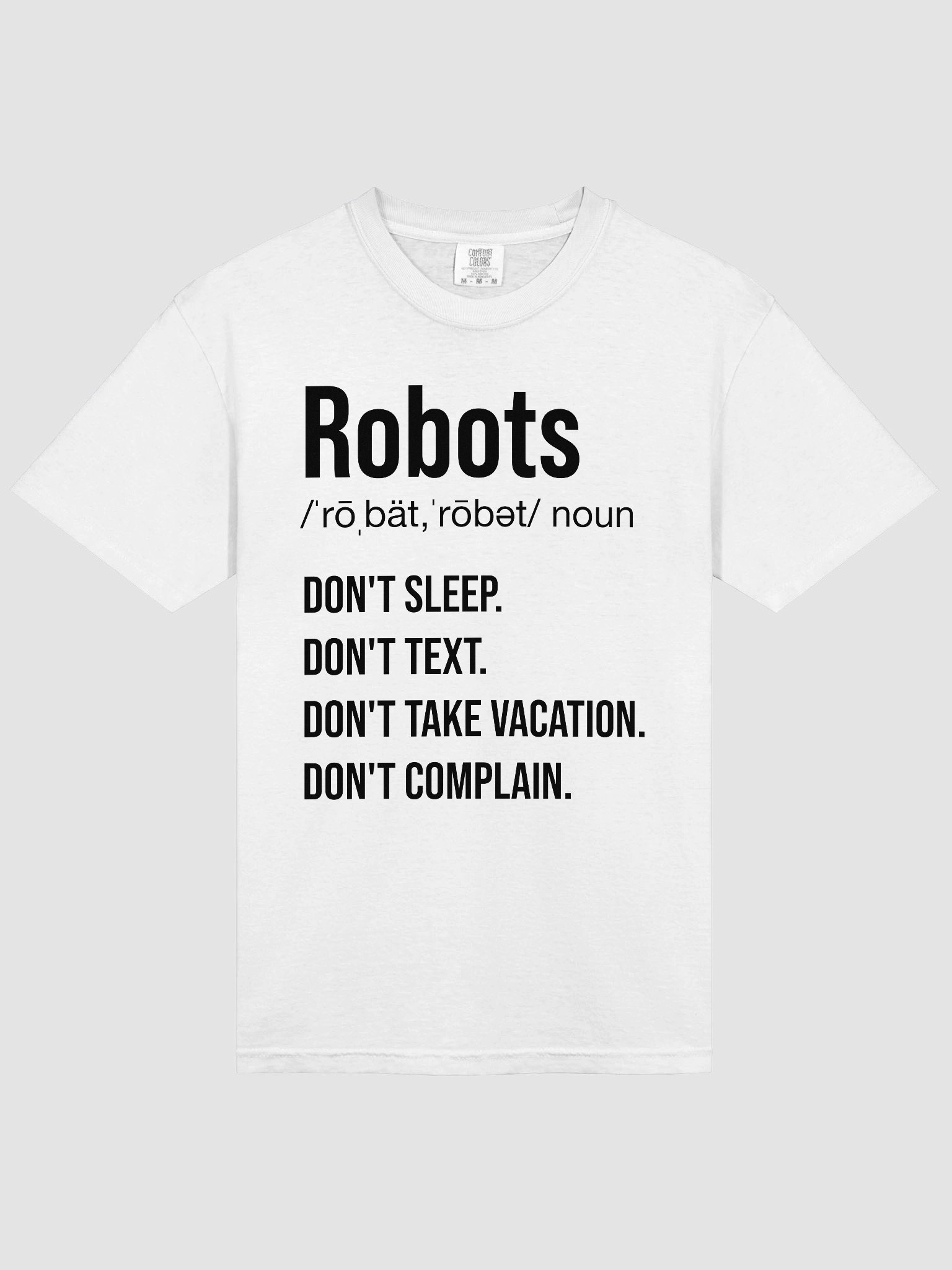 Robots: T-Shirt - White product image (3)