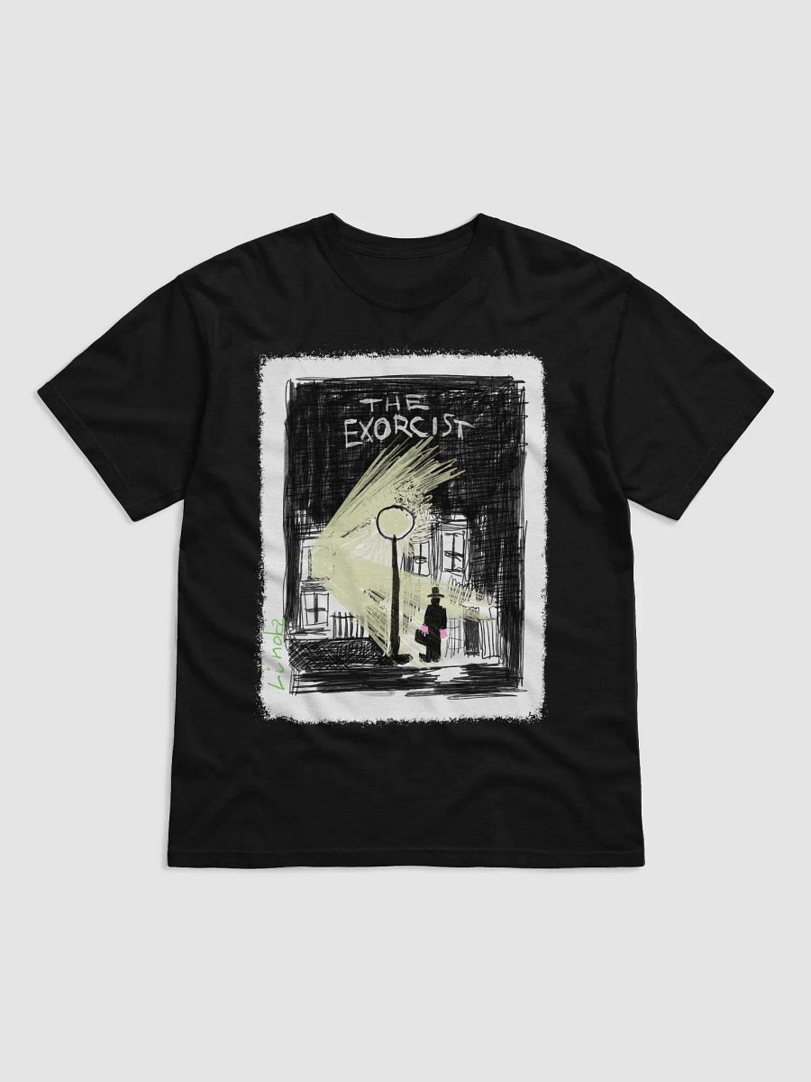 😱 “EXORCIST” – Staircase Horror Crayon Unisex Tee ✝️😈 product image (2)