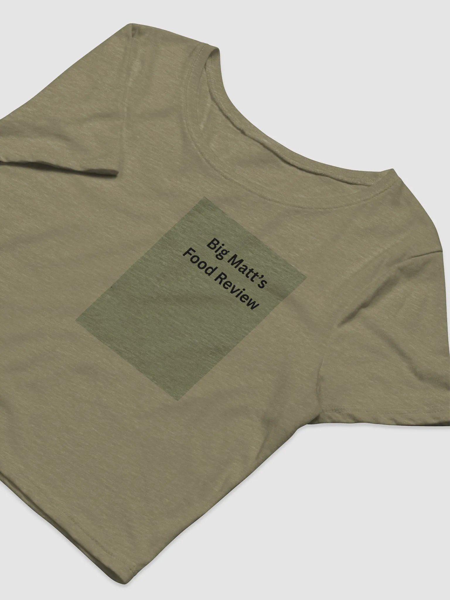 Big Matt's Food Reviews Women's Crop Tee product image (5)