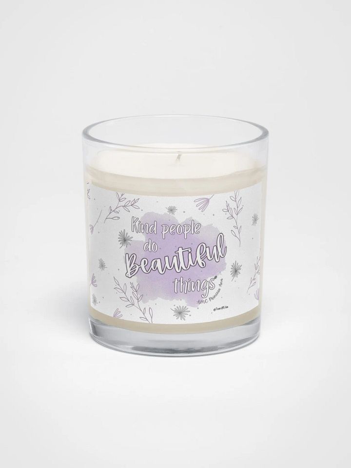 KPDBT - White/Purple candle product image (1)
