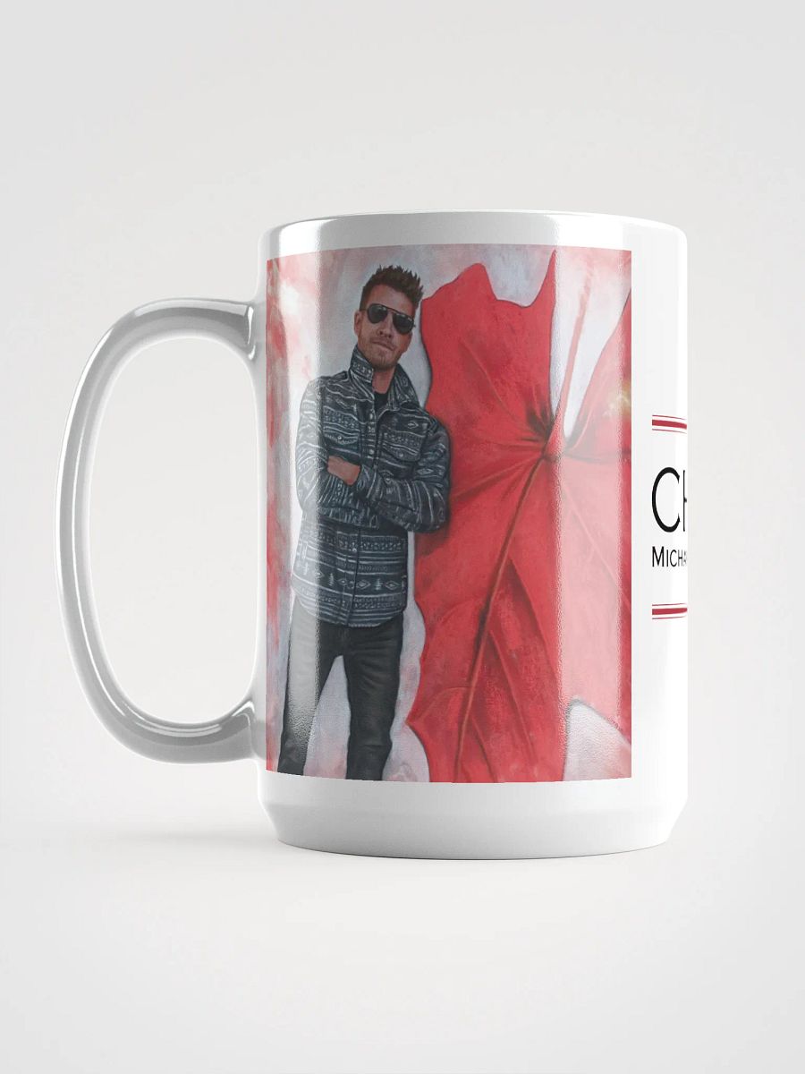 Echoes in Red – Chad Michael Collins Pastel Portrait Mug (15 oz) product image (6)
