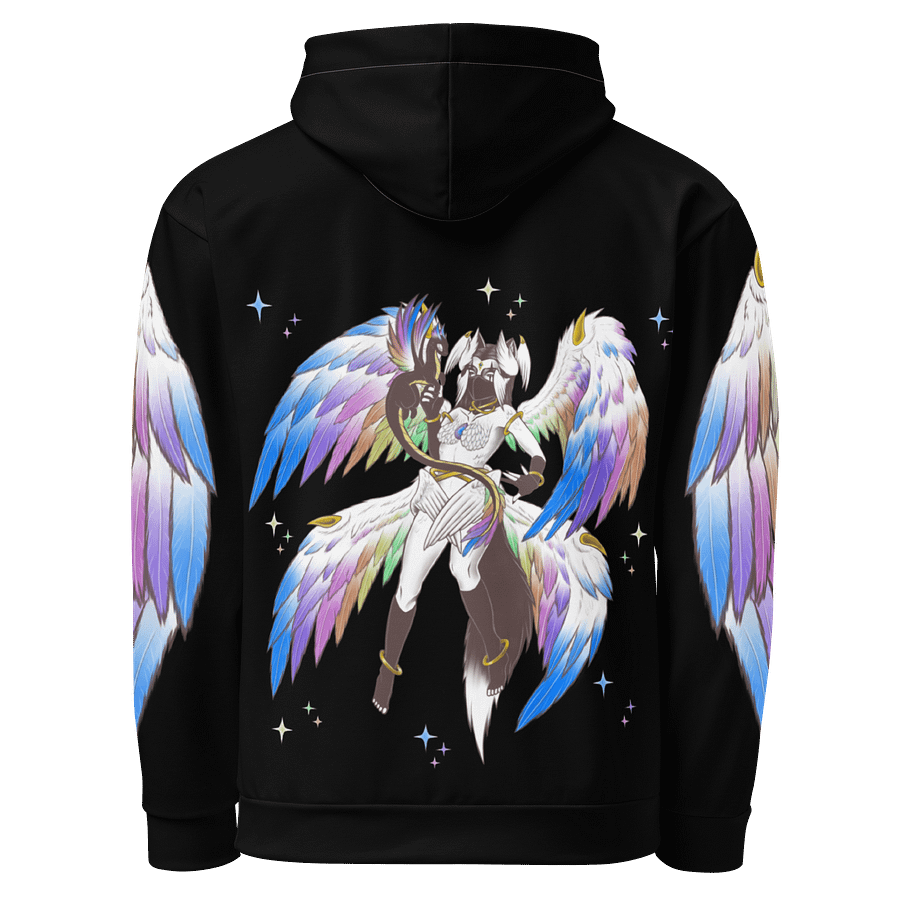 Rainbow Pride Angel Hoodie - Positions A product image (3)