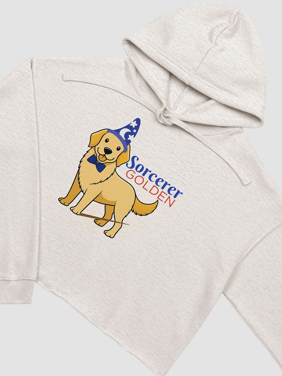 Sorcerer Golden Crop Hoodie – Mickey Magic Meets Man's Best Friend product image (8)