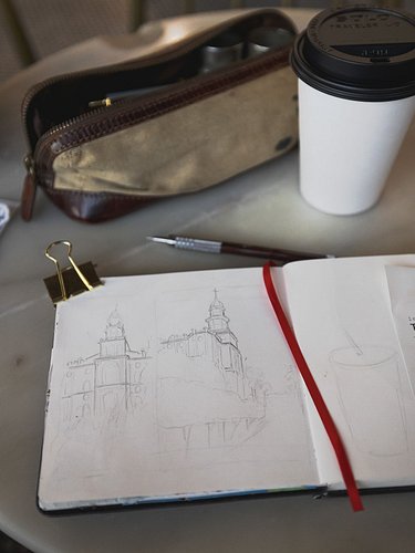 Photo dump of personal stuff. 

1. Sketching a Mormon temple and couldn’t get the song “Turn it off” from the Book of Mormon ...