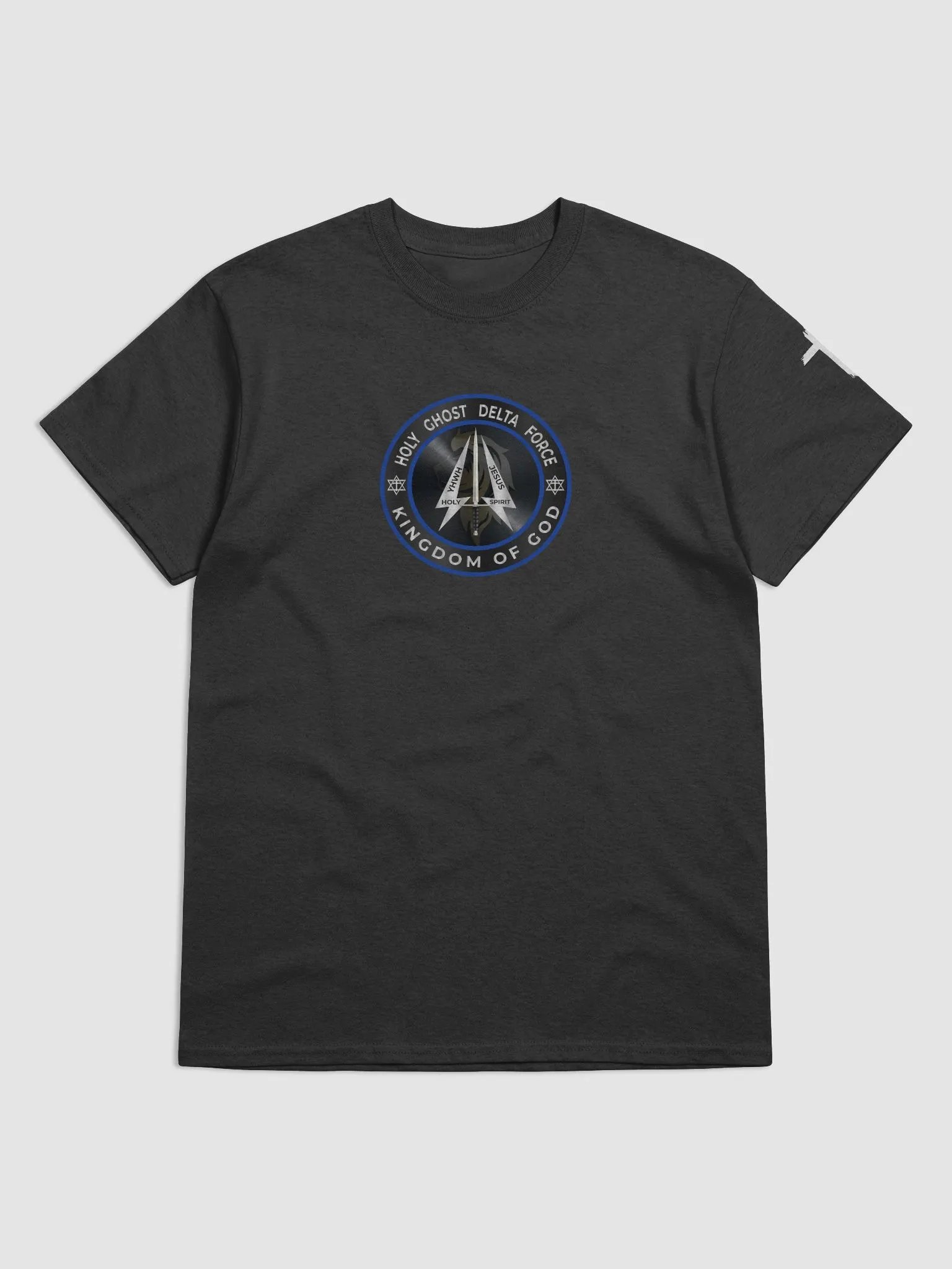 HGDF T-shirt with Cross on sleeve product image (1)