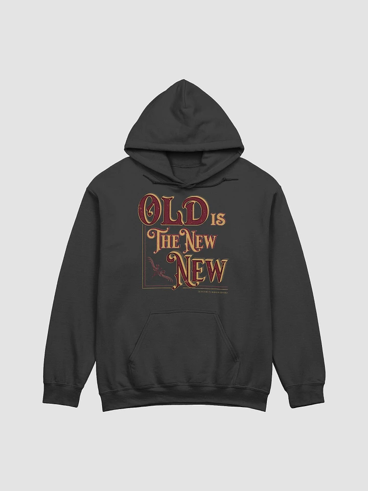 OLD IS THE NEW NEW (Dark Hoodie) product image (3)