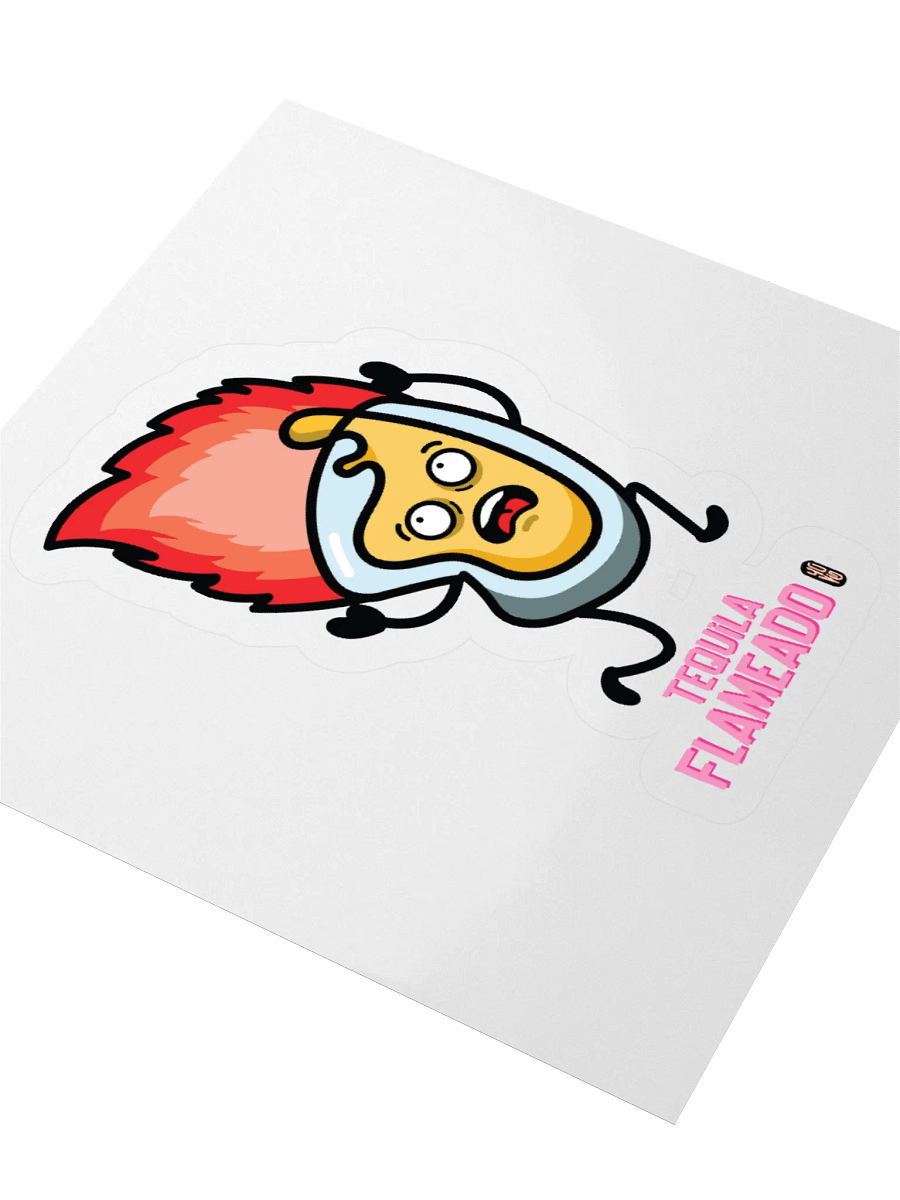 Tequila Flameado - Sticker (Kiss Cut) product image (3)