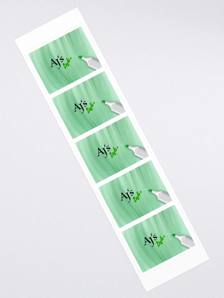 AJ's Ink Kiss Cut Stickers (Set of 5) product image (2)