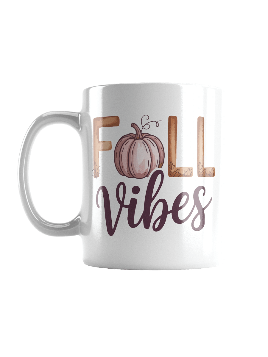 Fall Vibes White Glossy Mug product image (2)