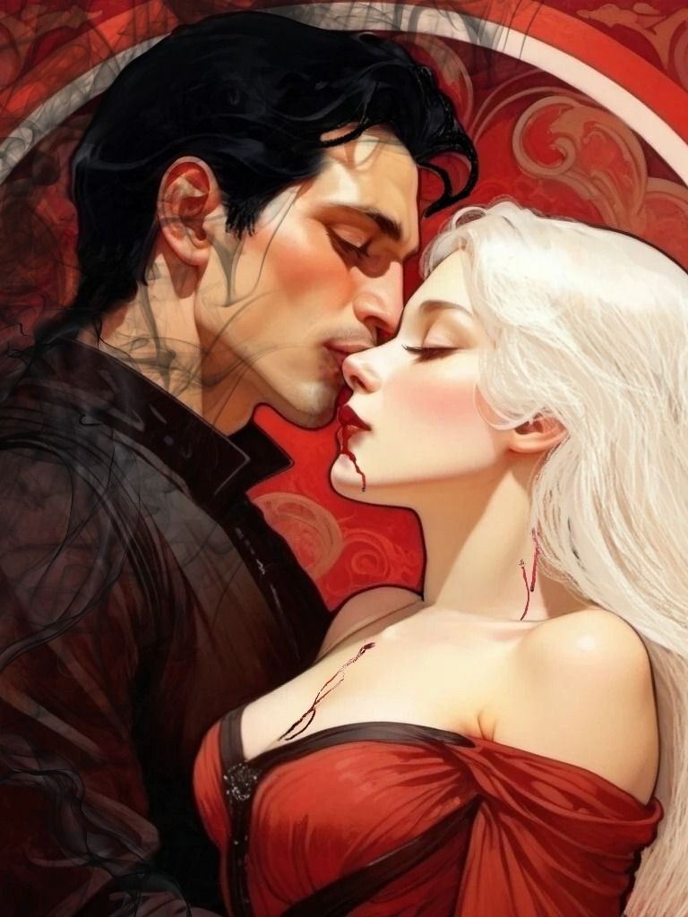 Couple digital illustration product image (1)