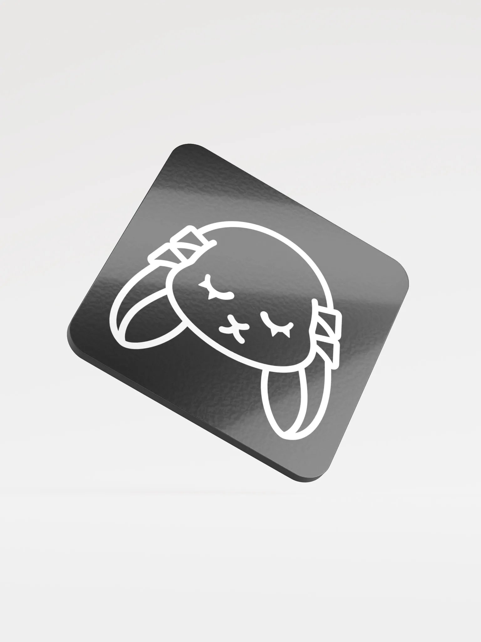 Dark Lop Bunny Cork Coaster product image (1)