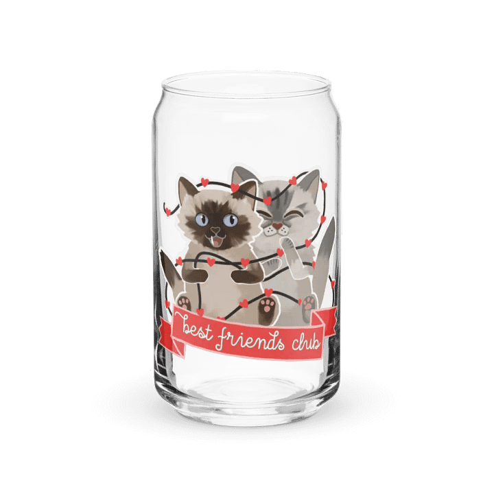 Best Friends Club VALENTINES EDITION Can Glass product image (2)