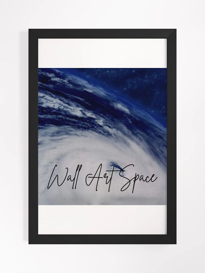 Space View Framed High-Quality Matte Poster (in) product image (1)
