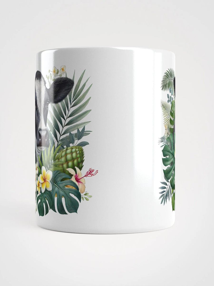 Tropical Cow White Glossy Mug product image (5)