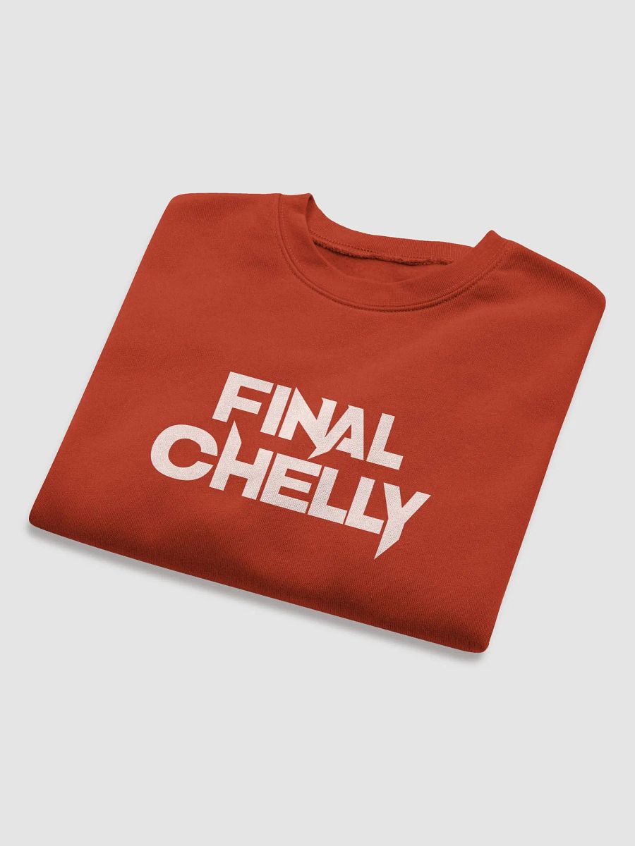 Final Chelly Logo Womens Printed Crop Top Sweatshirt product image (5)