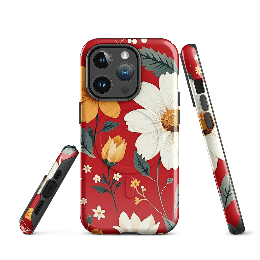 Floral Fusion MagSafe® Tough iPhone® Case product image (3)