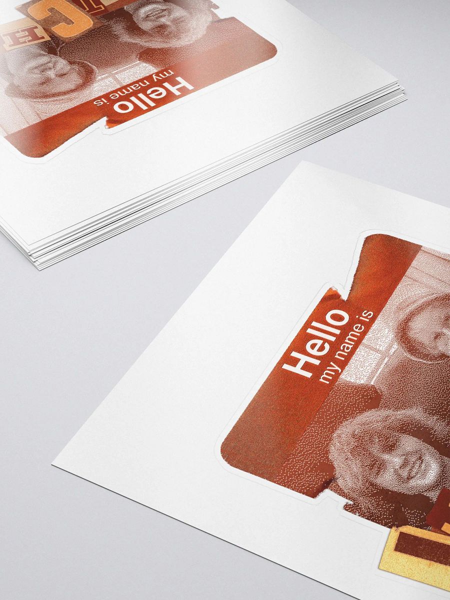 Hello My Name is JustChump Sticker product image (5)