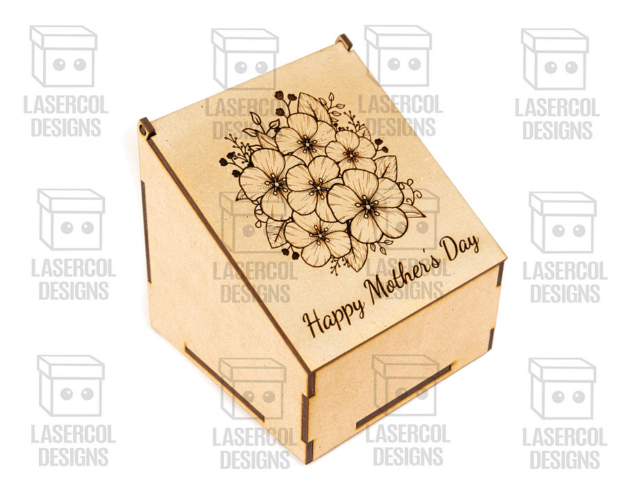 Mother's Day Gift Boxes (2 Sizes, 4 Styles) - Laser Cut Files product image (5)