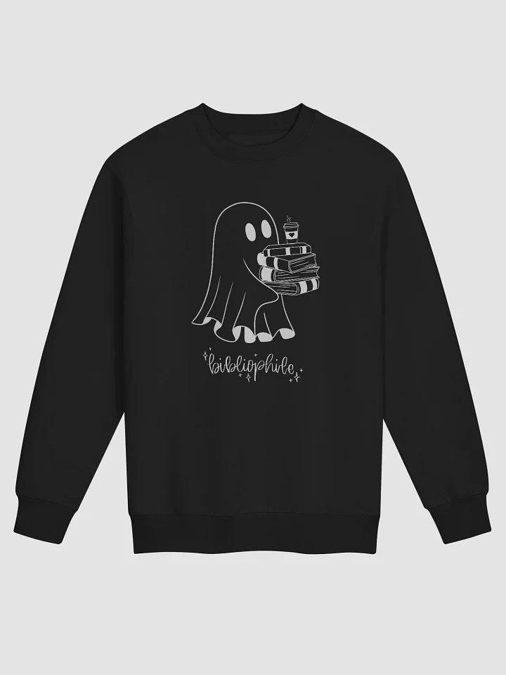 Bibliophile Ghost Crewneck Sweatshirt product image (1)