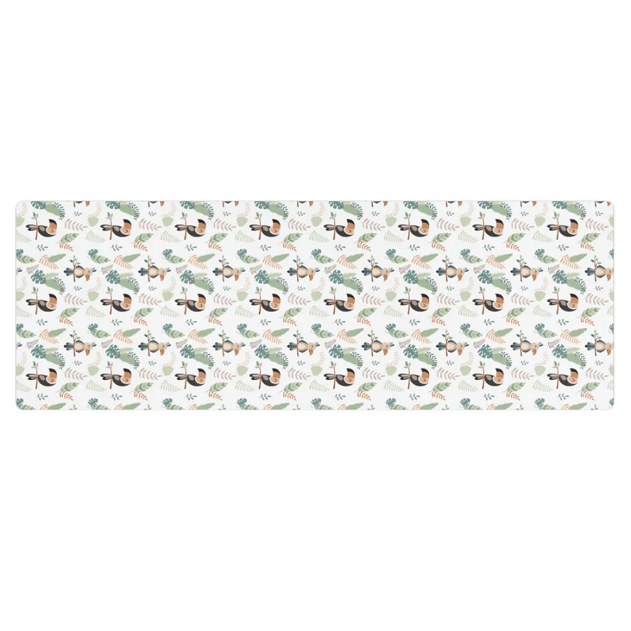 Cute Birds in a Jungle Yoga Mat by Treasure Pie product image (3)