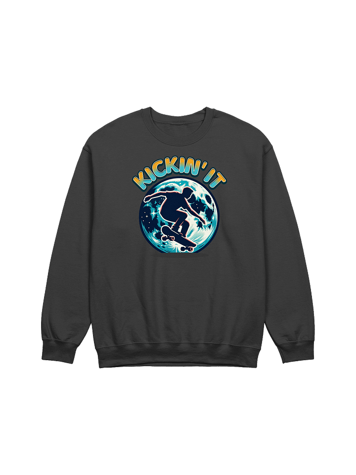 Kickin It Skateboarder Lunar Skater Crewneck product image (1)