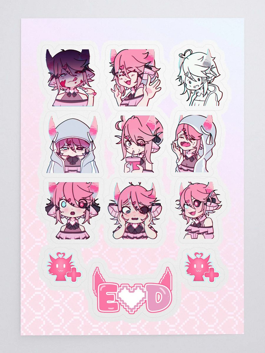 Eyeris Emotes Sticker Sheet product image (3)