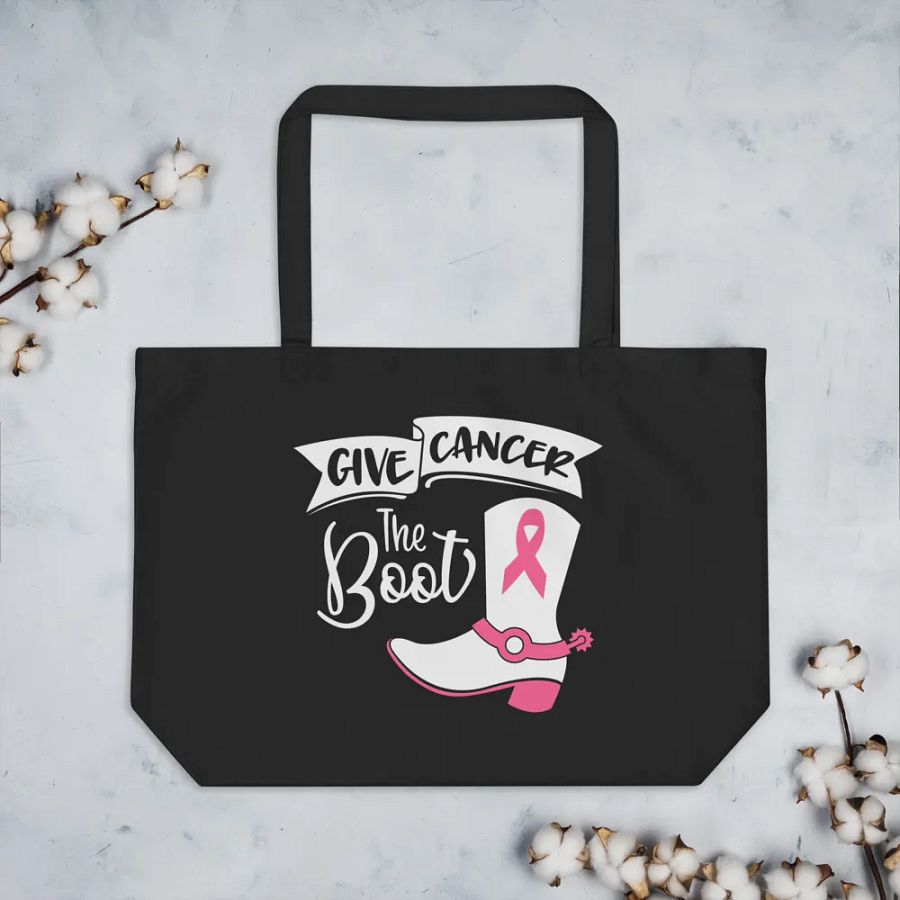 Give Cancer The Boot Bag product image (7)