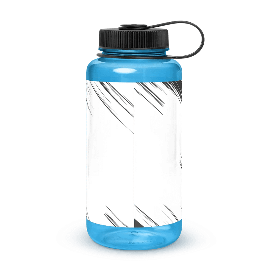 Sad box face Water Bottle! product image (11)