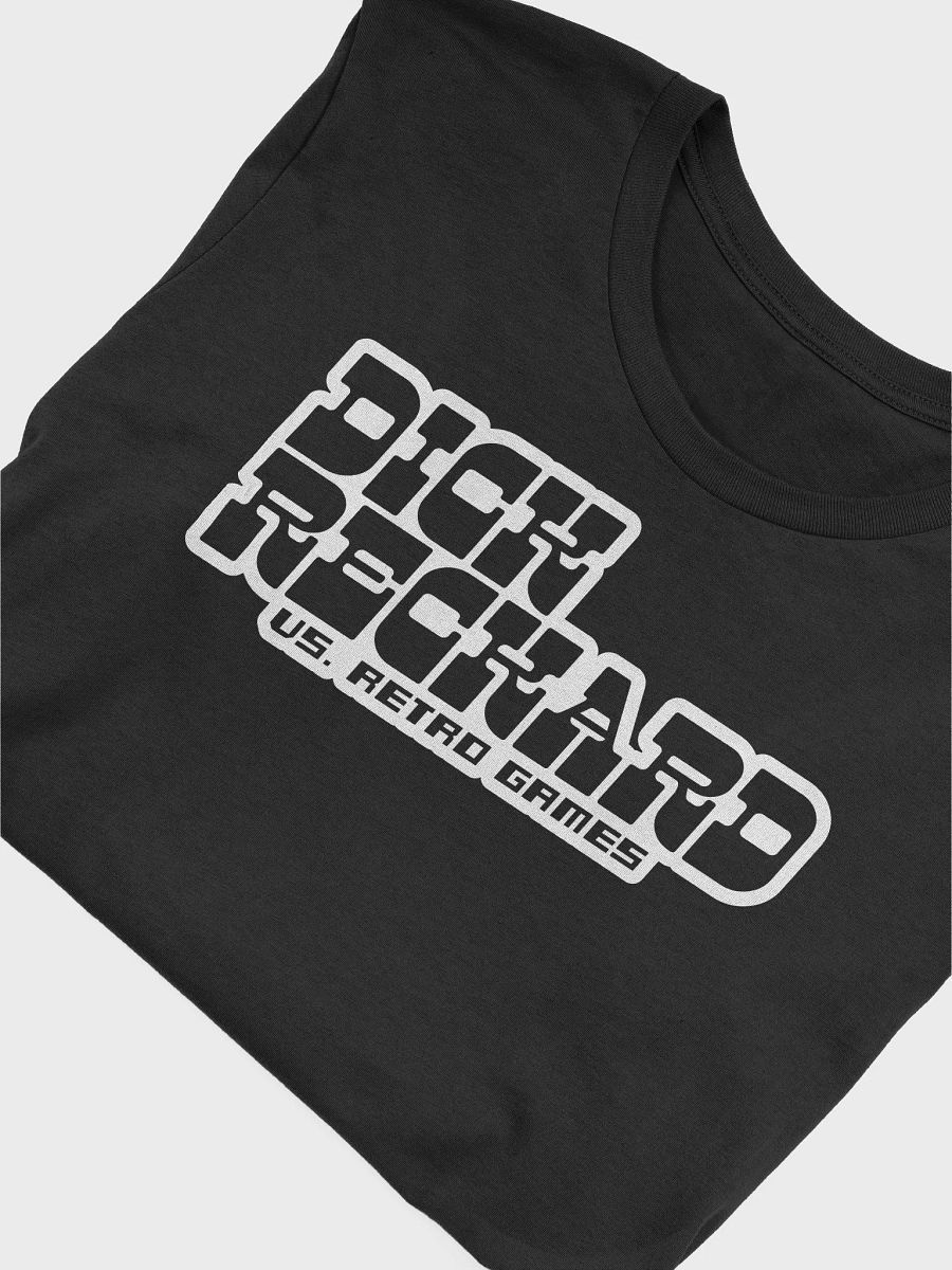 Dick Reckard vs Retro Games MonoWhite Logo Unisex T-Shirt product image (4)