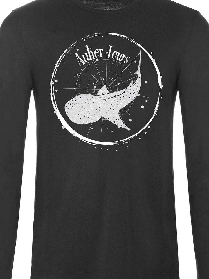 Rush Guard Walhai oder Schildkröte schwarz/weiß - UV Shirt auf Tour zu kaufen product image (1)