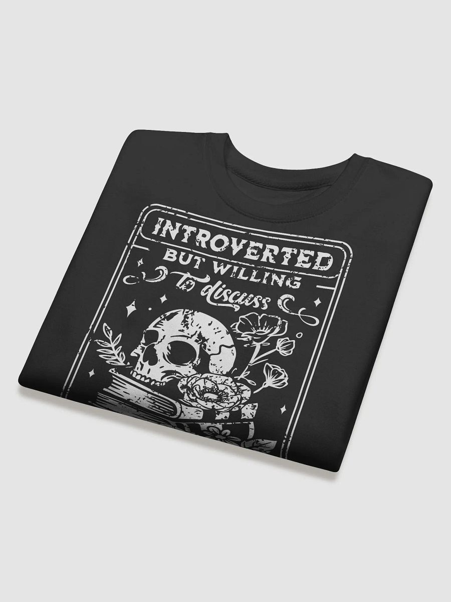 Introverted But Willing To Discuss Books Hoodie product image (4)