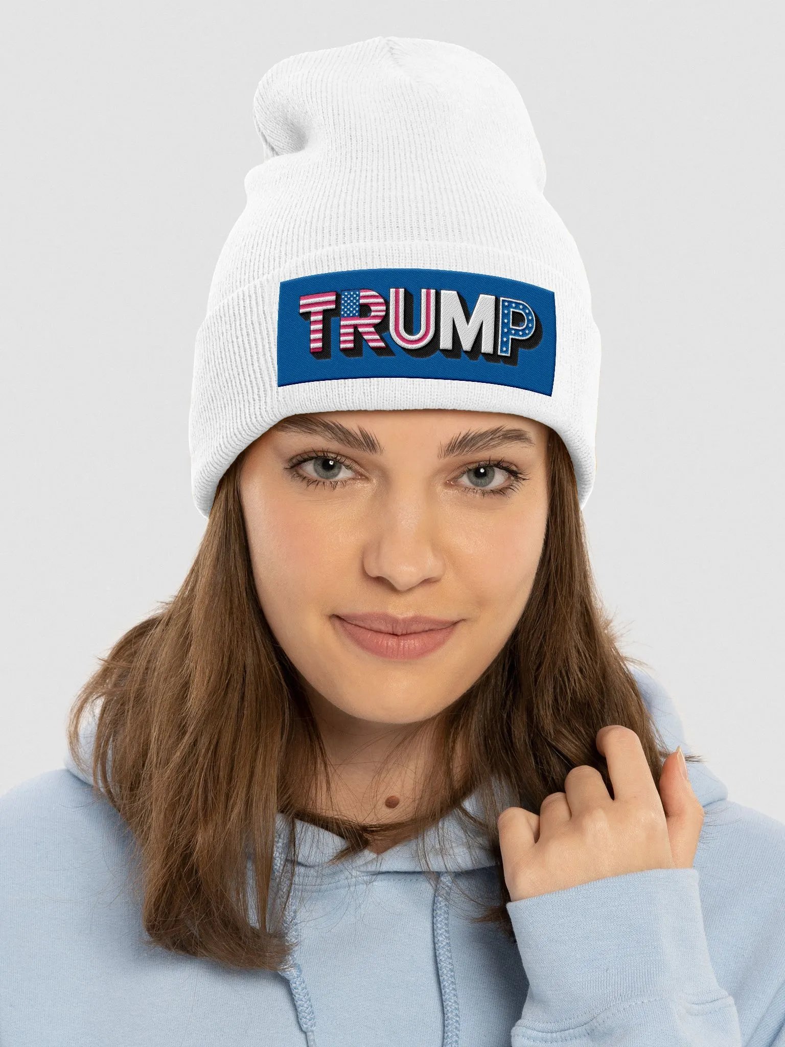 🧢 Patriotic Trump Beanie - Show Your Support in Style! 🇺🇸 product image (3)