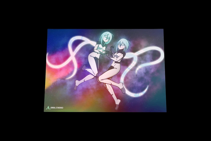 Marael and Warden holo print product image (2)