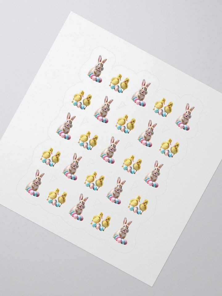 Easter Bunny & Chicks Sticker Pack product image (8)