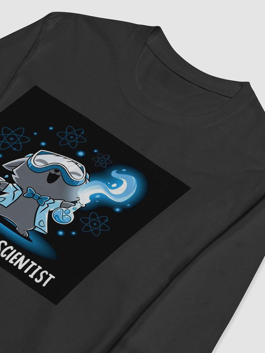 Mad Scientist Cute Cat Long Sleeve Tee product image (5)