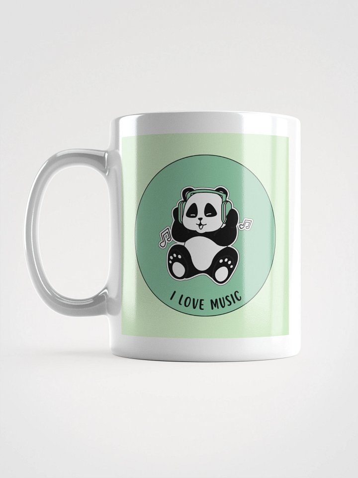I Love Music Panda mug product image (1)